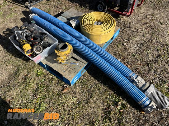 Lot 30-1998 - Lot includes fire hoses, nozzles, all worked when taken out of service.