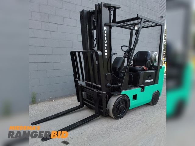 Lot 30-0 - Mitsubishi 5,000lbs Capacity Cushion Forklift