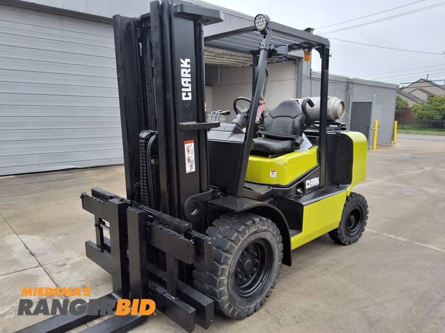 Lot 30-11508 - Clark 12,000lbs Capacity Pneumatic Forklift - See Video for Operation