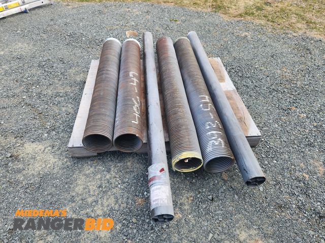 Lot 30-1204 - Garage Door Coil Springs / Sleeves for 20' x 20' Door - Brand New, Springs measure 4' long x 5.25" d...