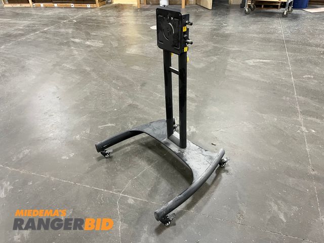 Lot 30-3841 - 1 . . Rolling TV Stand with adjustable height.