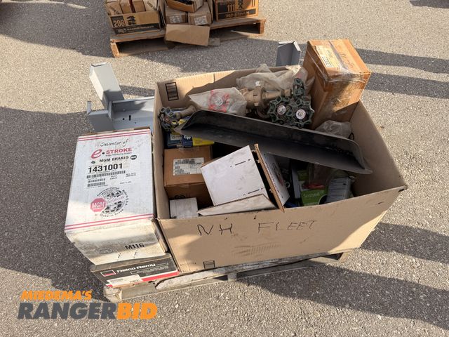 Lot 30-3588 - Pallet of Misc Items Including: Brakes, valves, and much more