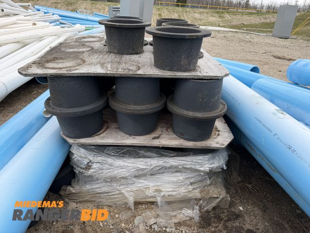 Lot 30-5845 - Lot of (41) 9 1/4" x 6.5" cast iron reducers.