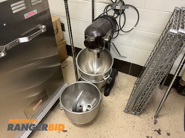 Lot 30-3323 - 1 Hobart A-200 Mixer Stainless Steel Commercial Mixer 1/2 hp, Comes with what is shown