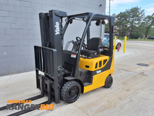 Lot 30-201 - 2017 Yale 5,000lbs Capacity Forklift - See Video for Operation