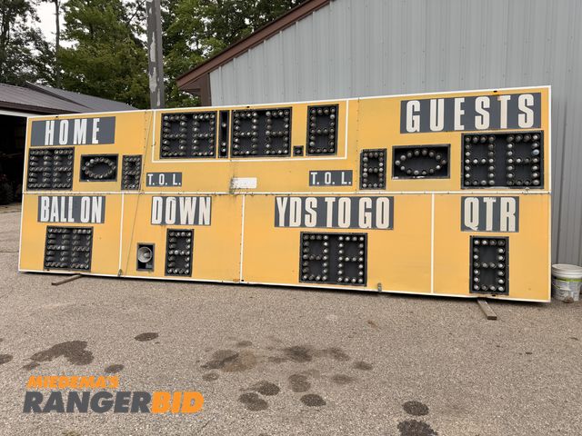 Lot 30-3494 - Nevco 7430 Big Football Scoreboard