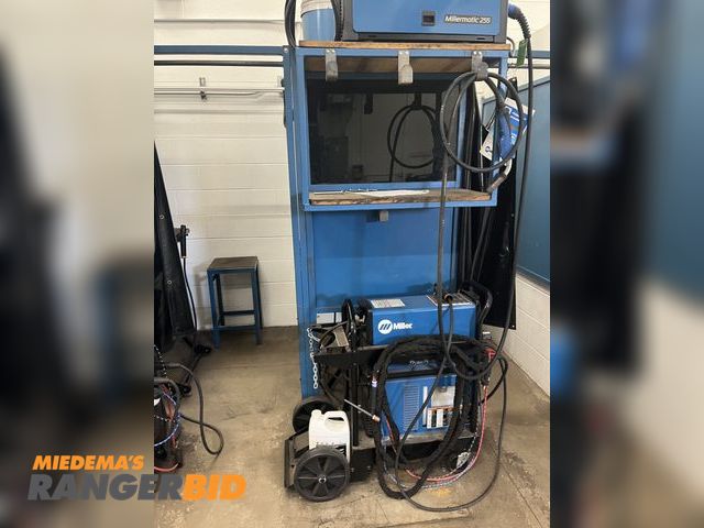 Lot 30-no - we have 2 welding booths 5ft wide x 30 inch deep x 76 inch tall with benches (welders not included) ...