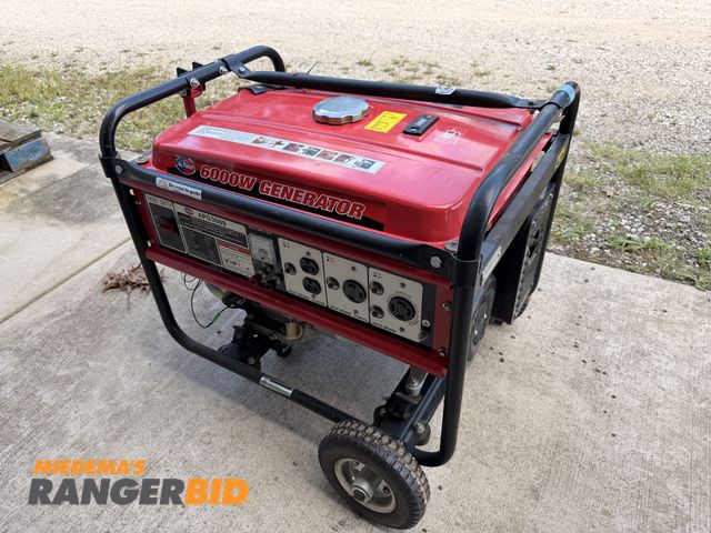 Lot 30-3302 - All Power APG3009 6000W Generator Portable Gas Powered