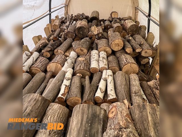 Lot 30-9810 - Ten (10) Facecords Hardwood Seasoned hardwood fire logs