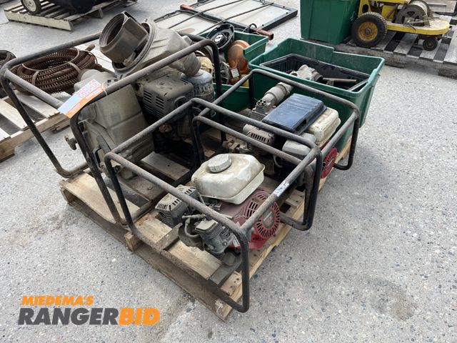 Lot 30-1592 - Lot includes everything on this pallet. Pumps (parts or repair), fittings, and other items. Municipa...