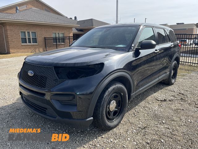 Lot 30-4437 - 2021 Ford Explorer Police SUV Hybrid AWD