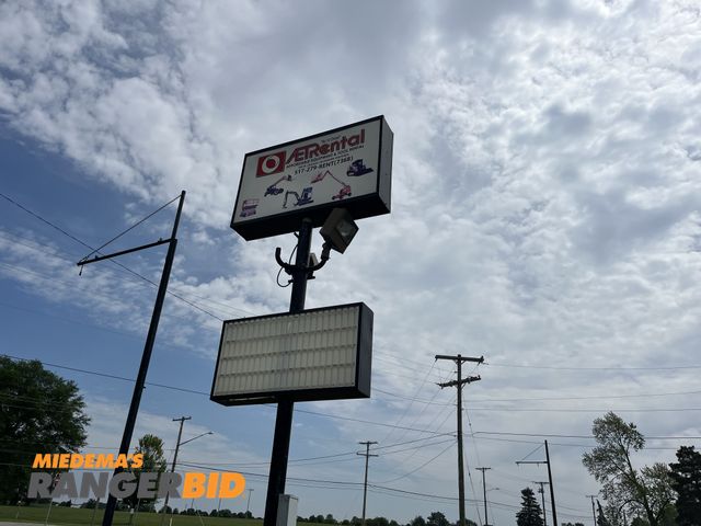 Lot 30-981 - Lot includes (2) Sign poles with the signs Size of signs are approximately 6' x  3' Pole is approx. ...