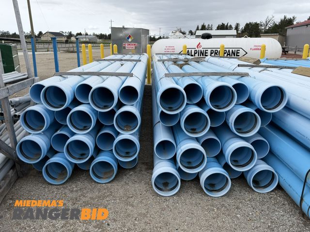 Lot 30-5886 - Lot of approx. (40) 20' Northern Pipe Products 8" pipe (DR-18) for underground water mains (info sta...