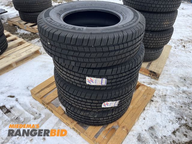 Lot 30-4255 - Set of (4) Michelin LTX M/S2 245/75R17 Tires and Adjustable Air Spring