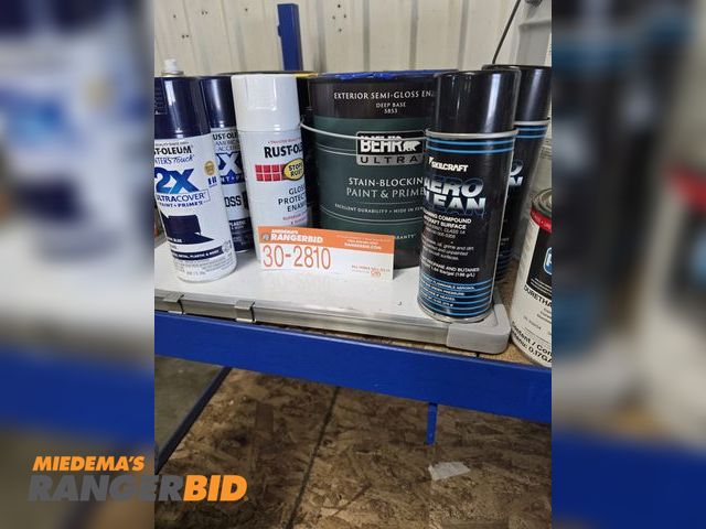 Lot 30-2810 - Misc paint and lights