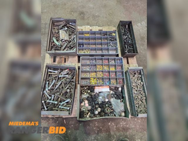 Lot 30-4854 - Pallet of Misc. Nuts, Bolts, Wire Connectors