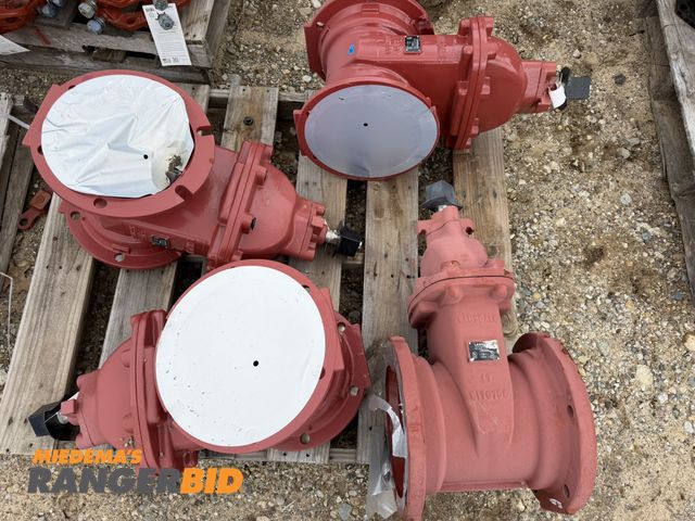 Lot 30-5830 - Lot of (4) Lansdale, part #LVPVMJMJ, fire main gate valves for 8" diameter pipe.