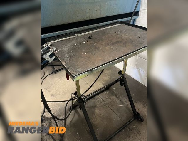 Lot 30-no - 2 welding booths with tables  5 ft wide x 30 inch deep x 76 inch tall (welders not included) winning...