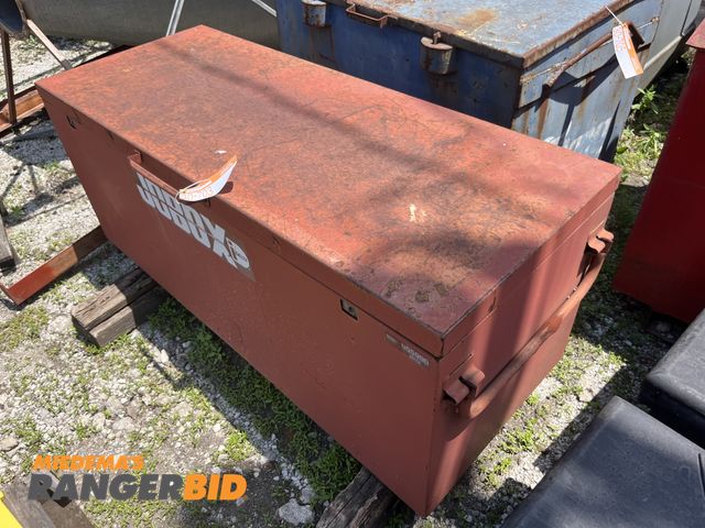 Lot 30-703 - Gang Box, Tool Box,  Metal.   Seller will load, See pics for dimensions
