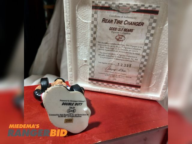 Lot 30-30-6565 - Nascar Good ole bears Nascar memorabilia collection of figurines. Bears come with COA
