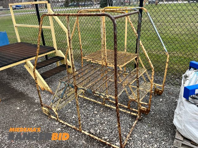 Lot 30-2580 - Lot of (2) Industrial Step Ladders - Seller will load.