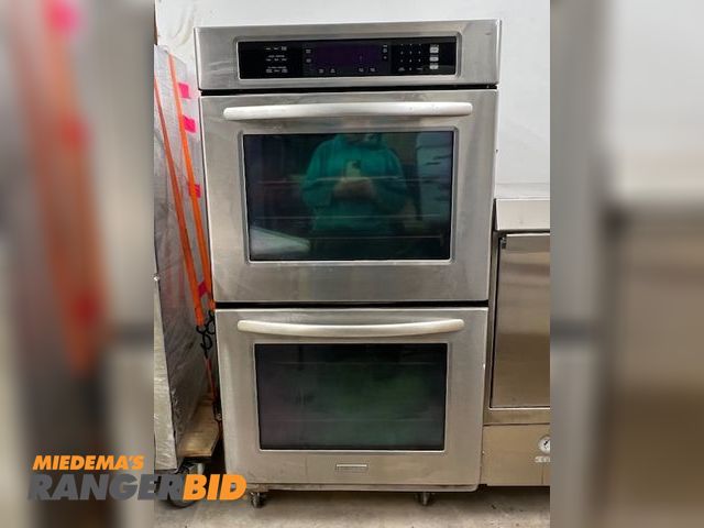 Lot 30-19 - Electric Kitchenaid KEBS207SSS04 Electric double oven