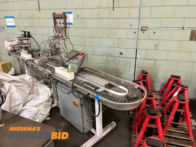 Lot 30-2407 - Custom Built Hand Sanitizer Filling Machine Seller will load.