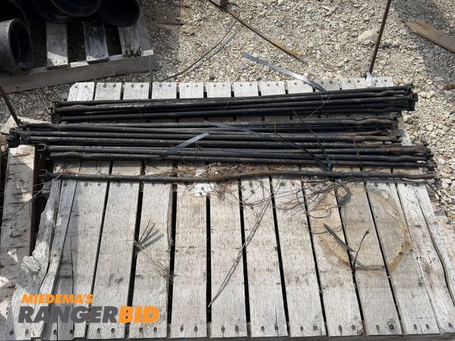 Lot 30-5795 - Lot of (20) steel manhole cover tools.