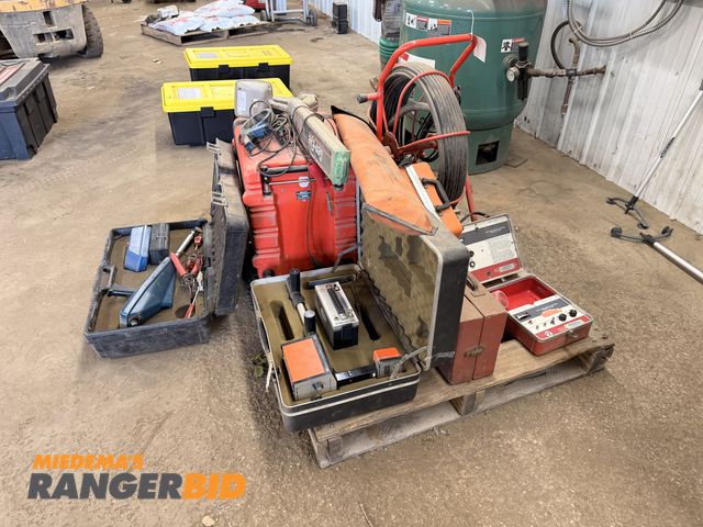 Lot 30-3643 - Water department equipment. Line finders, Sewer Camera, and more!