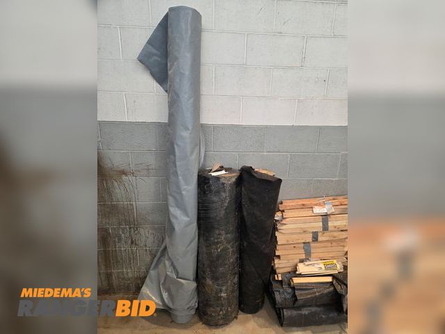 Lot 30-4834 - Lot includes Silt Fence, Roll of 7 mil plastic, Roll of Fabric 7.5' x 360',  7.5' x 150' Fabric, and...