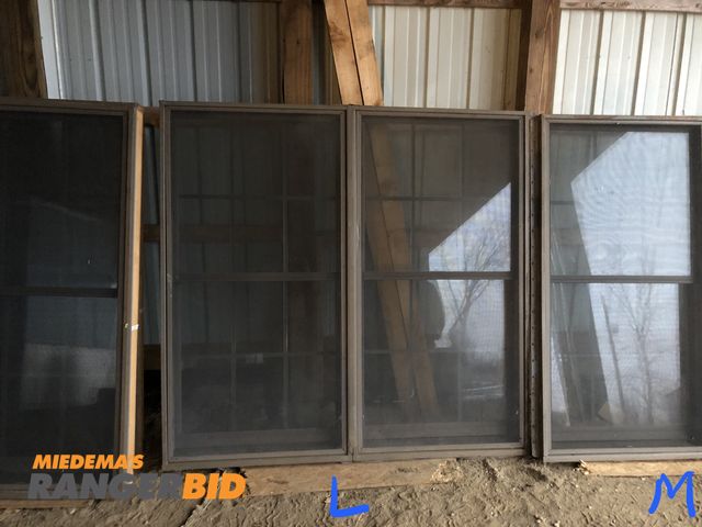Lot 30-27L - (1) set of two 3'x5' double hung windows.  Could be separated by removing middle sash.   Removed fro...