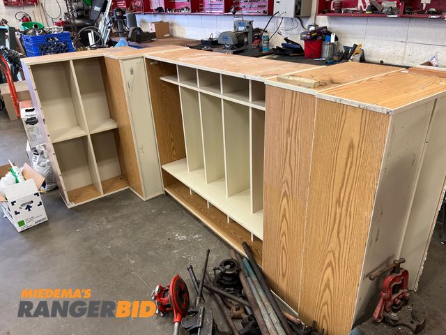 Lot 30-3808 - Lockers and shelving shown. See pics for sizes