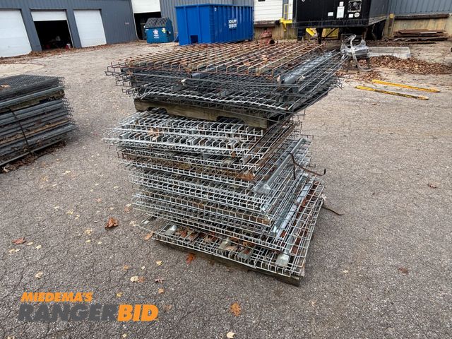 Lot 30-44 - LOT OF (35) Pallet Racking Waterfall Style Decking for 42" Deep Racking, 42"Dx46"W  

Seller will as...