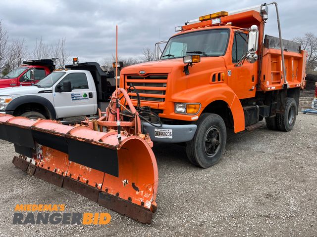 Lot 30-2568 - 2000 Sterling L8511 4x2 with 41,412 miles. Comes with plow. Dump Truck