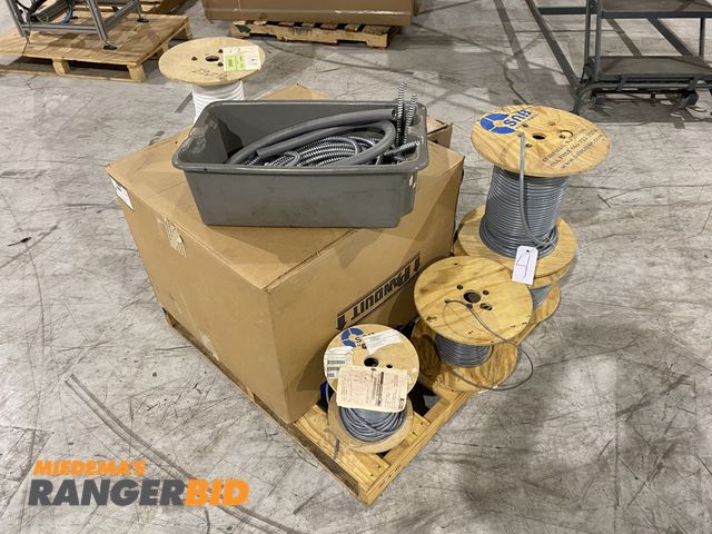 Lot 30-36 - LOT OF Misc Conducting Cable, Panduit Flexible Black Conduit, Misc, Colors/AWGs of Cable

Seller wil...