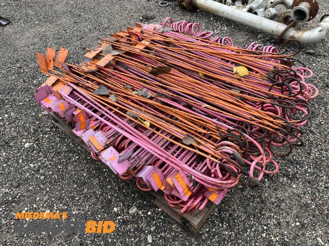 Lot 30-1757 - Pallet of fire hydrant flags. Municipality owned. Seller will load.