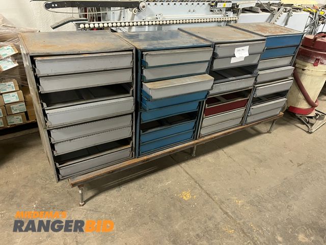 Lot 30-366 - Small parts Storage Unit with Durham drawers