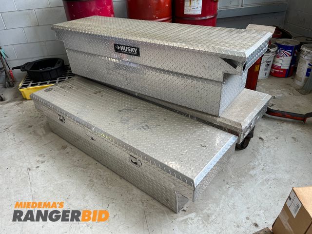 Lot 30-3394 - 4 Aluminum Truck Tool boxes.