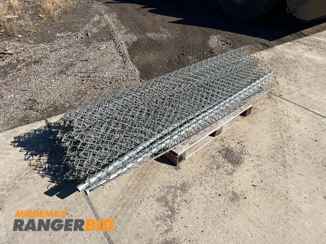 Lot 30-3729 - Roll of Chain Link Fence. 8' tall. Unknown length.