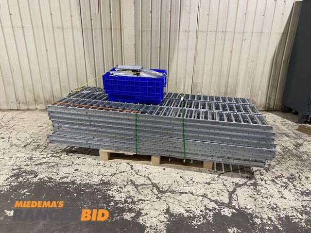 Lot 30-279MV - Lot of Span-Track Gravity Rolling Conveyor Segments. 91x12.5 inches. Lot of 24 The seller can assist...