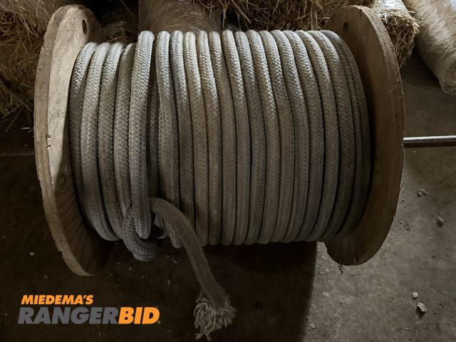 Lot 30-5711 - (1) spool of approx. 1" diameter braided rope.