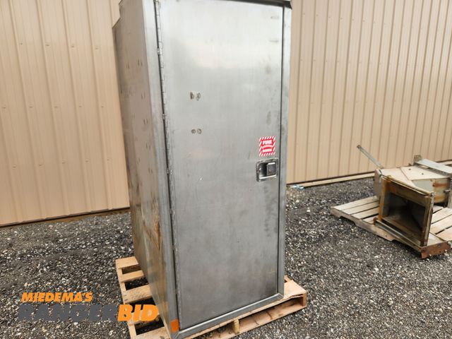 Lot 30-1618 - Stainless Steel  70"H x 30"W x 20"D Storage Box