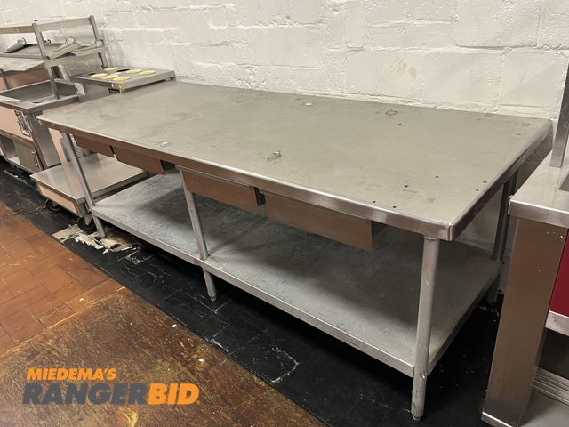 Lot 30-2054 - Stainless Steel Prep Table