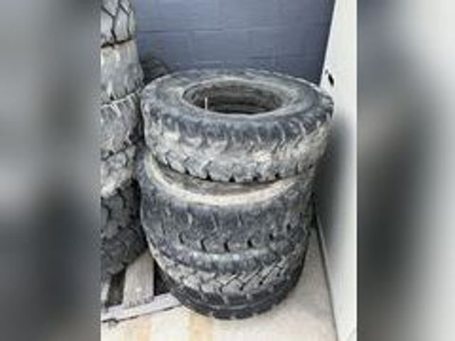 Lot 30-10990 - 8.25-15 Forklift Tires Air Tires for Forklift. Some are on Toyota Rims

Pickup by appointment only, ...