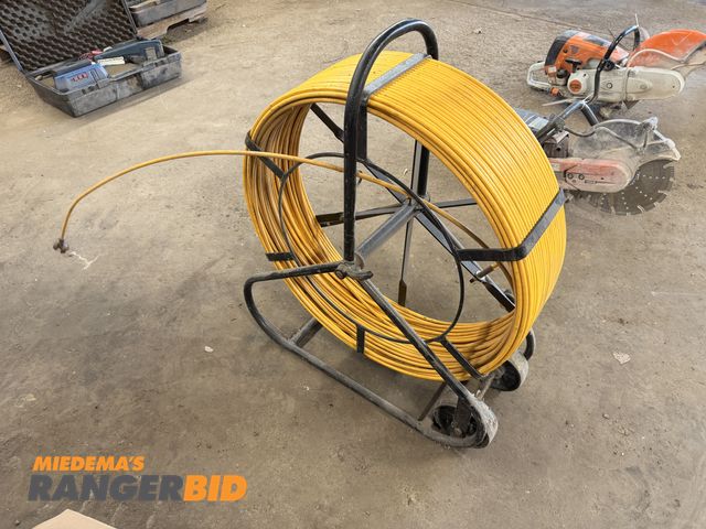 Lot 30-3644 - Roll and cart of sewer cable