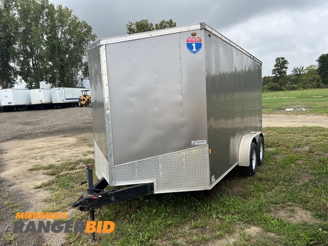 Lot 30-1793 - 2018 Interstate Trailer V-Nose Enclosed Trailer