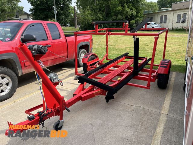 Lot 30-3783 - Professionally Made Custom Double Boat Trailer