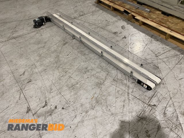 Lot 30-70 - QC Conveyors 84 Inch x 6 inch Flat Belt Conveyor. 120V with Motor and Speed Reducer. 


The seller w...