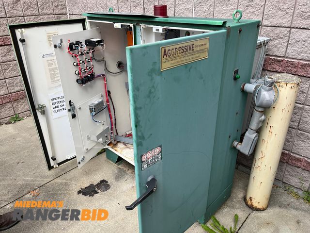 Lot 30-3388 - Pump station control panel Municipality owned. Seller will load.