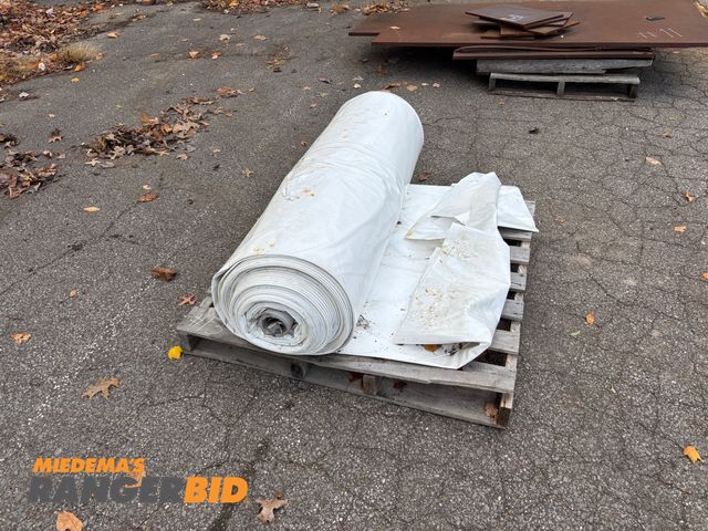 Lot 30-13 - Large Roll of Plastic Sheeting Tarp Material for Winterizing, Storage

Seller will assist with loadi...